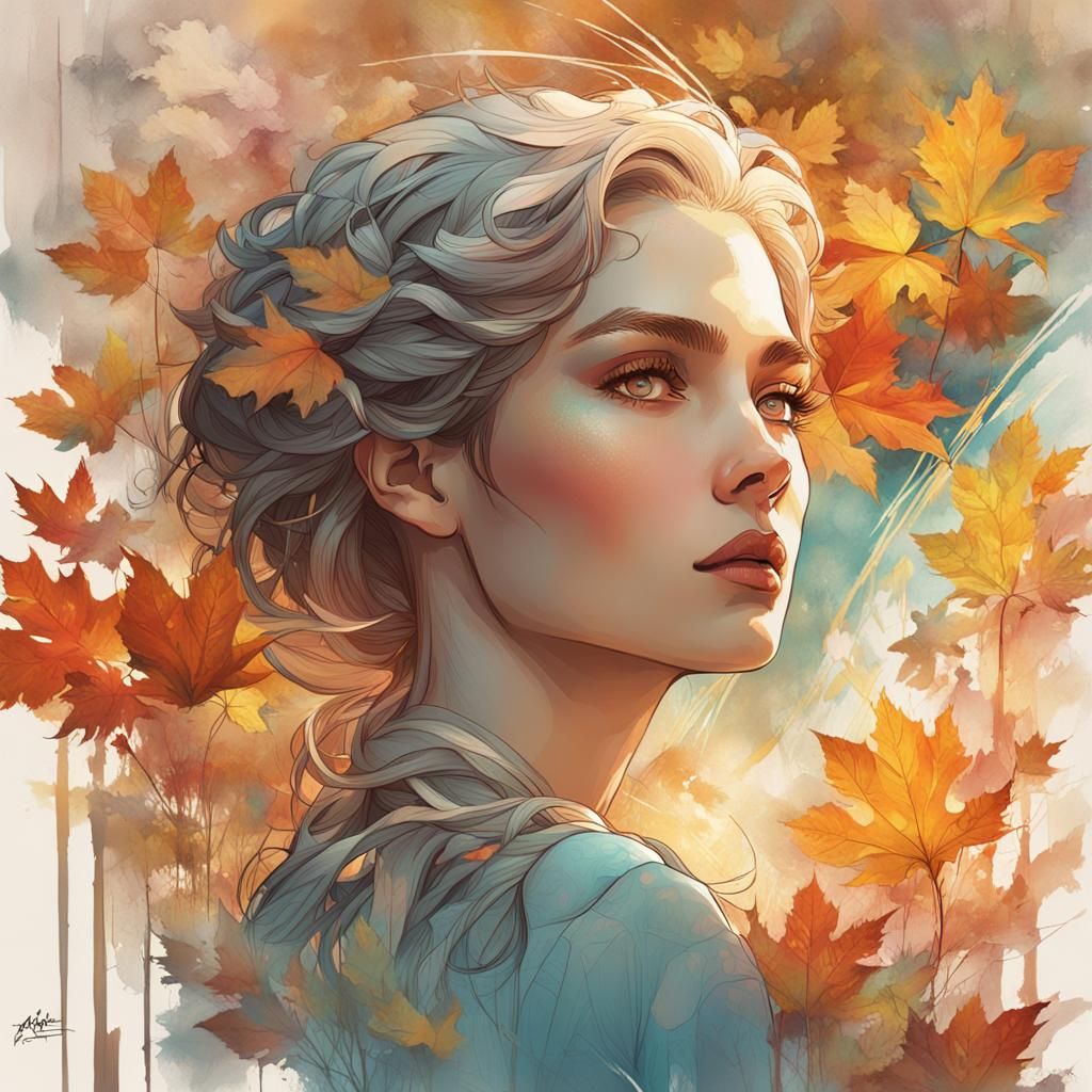 a woman