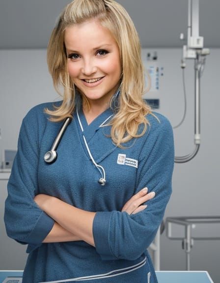 Woman on Surgical Table Wrapped in Towel