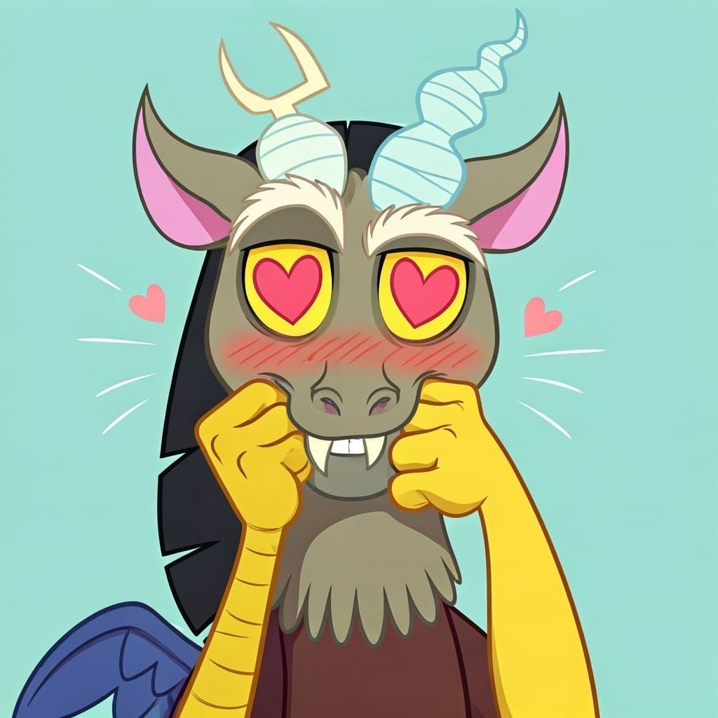 Discord's Kawaii Anime Parody Portrait