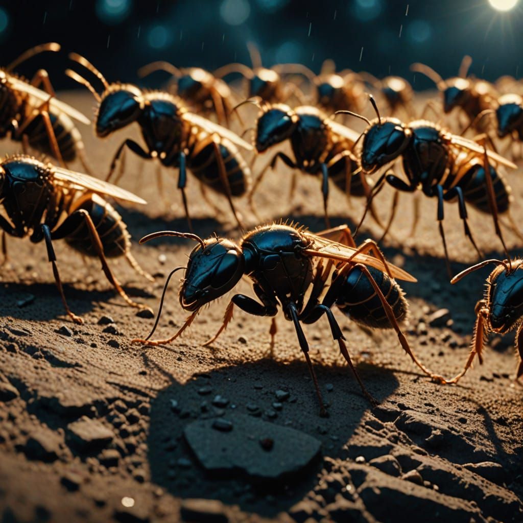 Ants in High-Stakes Drama