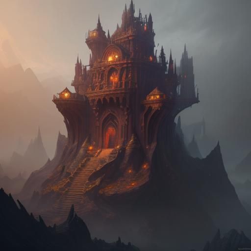 Fantastical Spiced Dreamscape in Deep Color