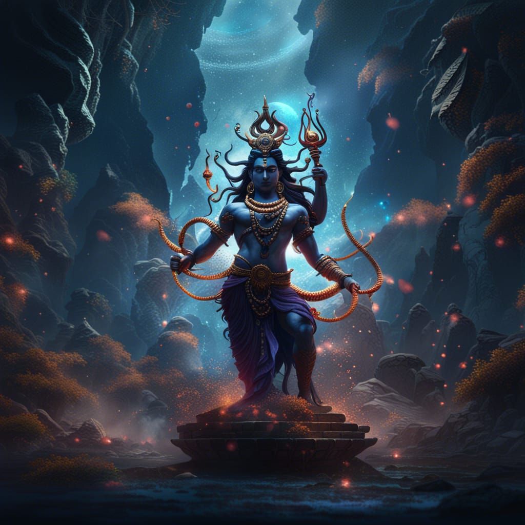 Shiva's Dance: Detailed Matte Painting in Unreal Engine