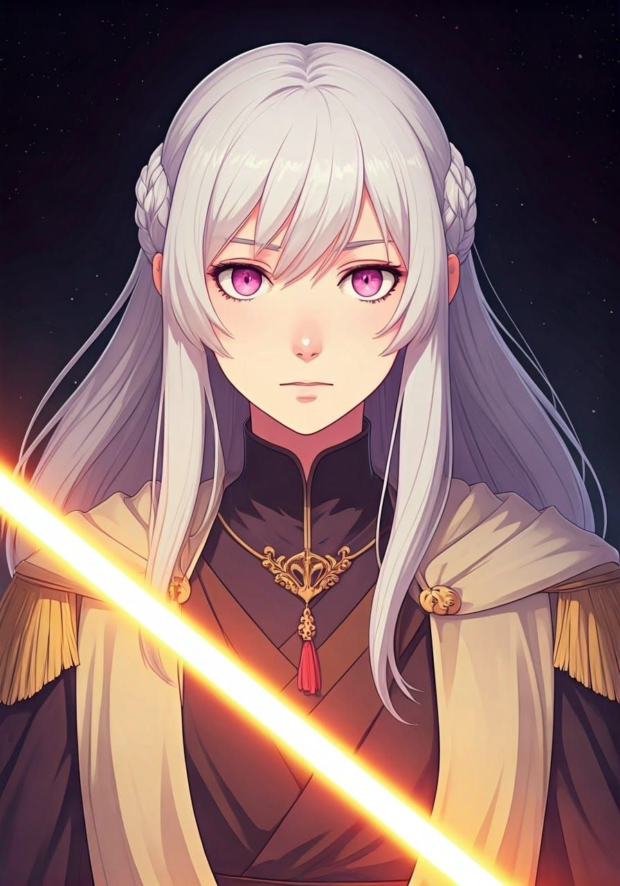 Lysithea as a Mystic Jedi in Royal Attire