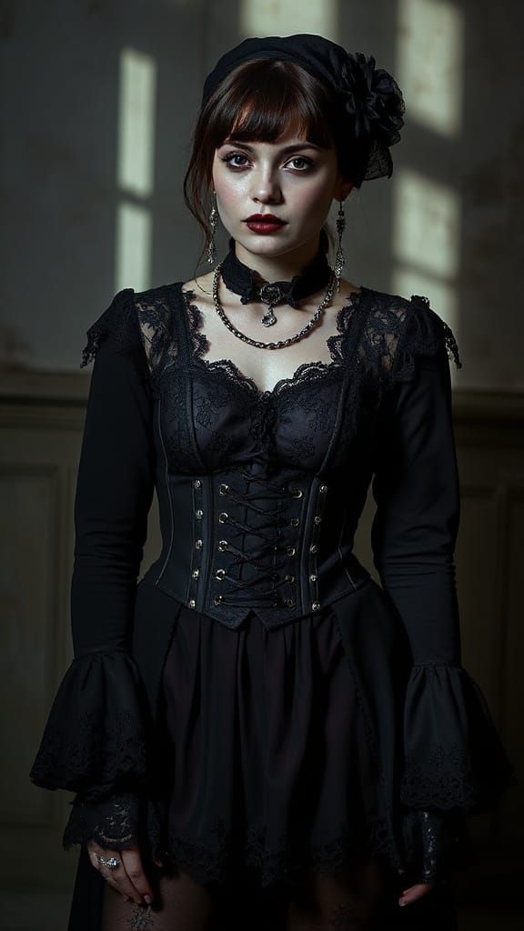 Gothic Elegance in Modern Streetwear