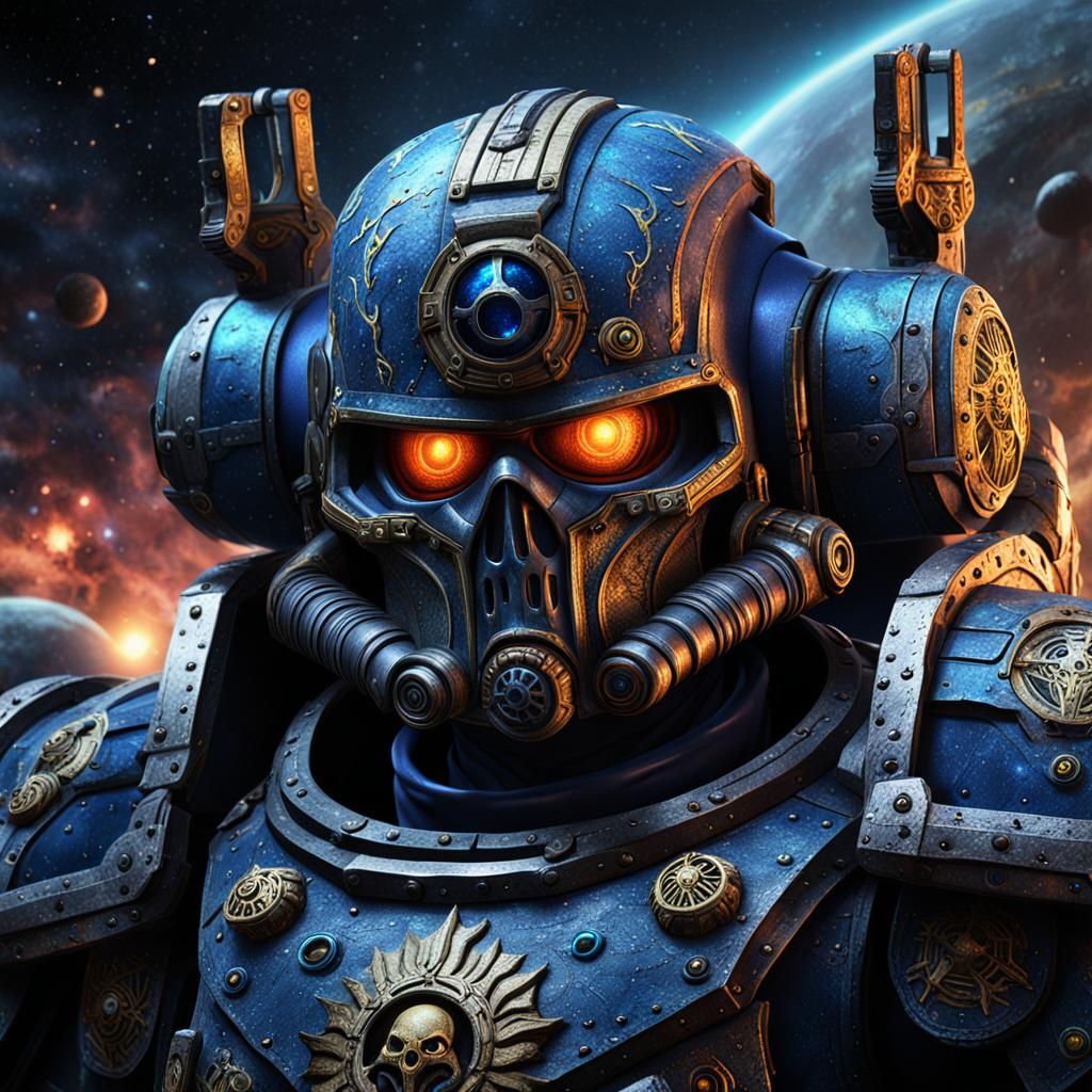 Warhammer 40k Eyes of Terror Galaxy Art