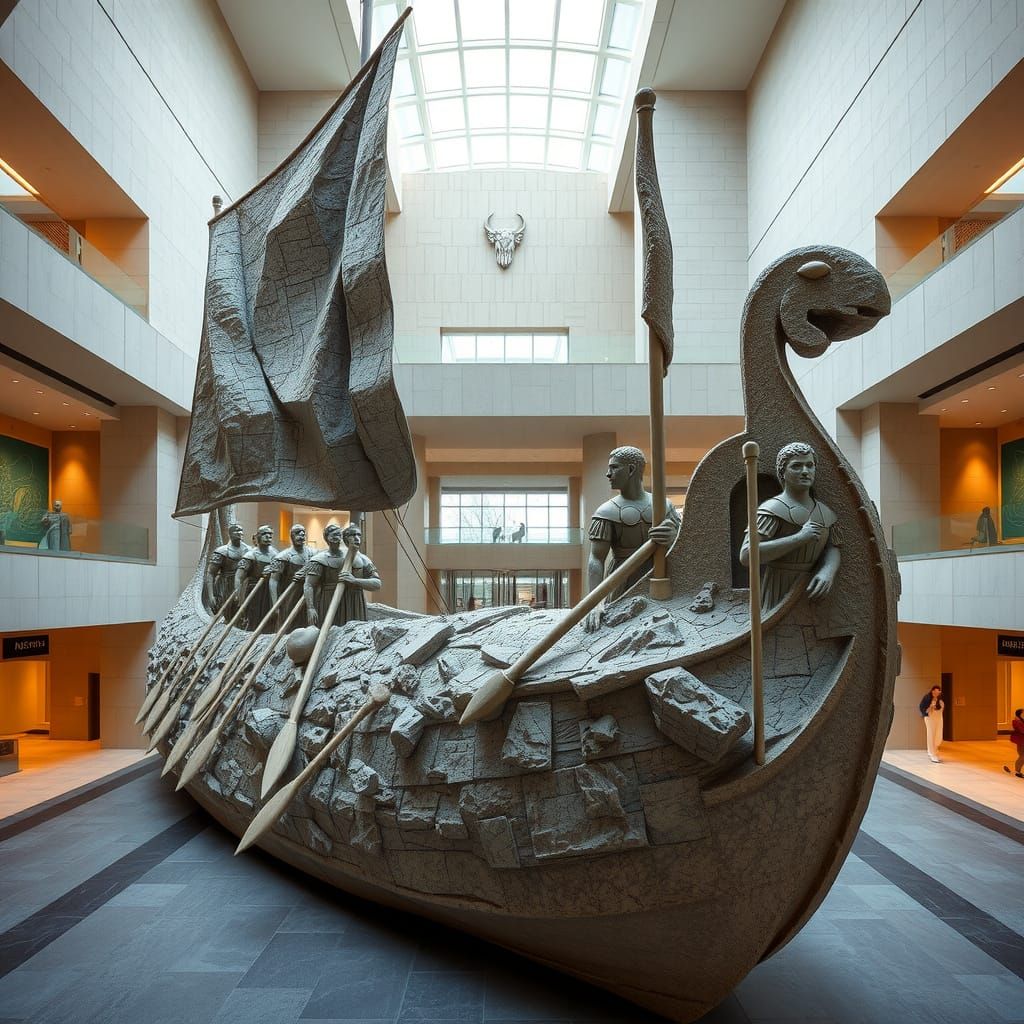 Brutalist Cubist Masterpiece Depicts Jason and the Argonauts