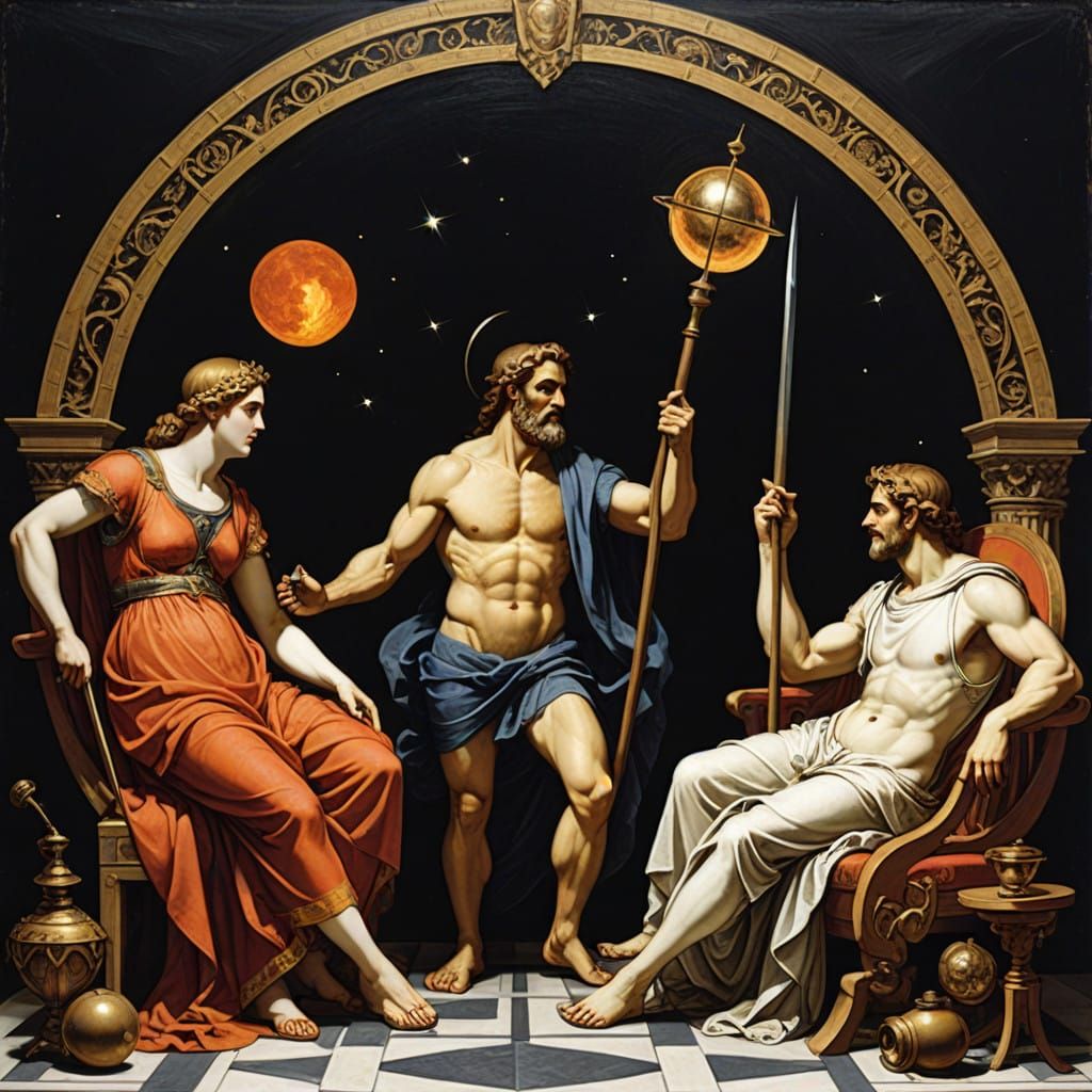 Hephaestus Venus Mars Gods of Olympus