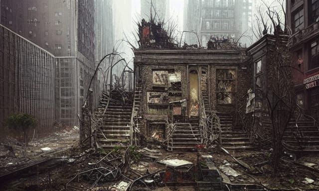 Post-Apocalyptic New York City: Overgrown and Abandoned