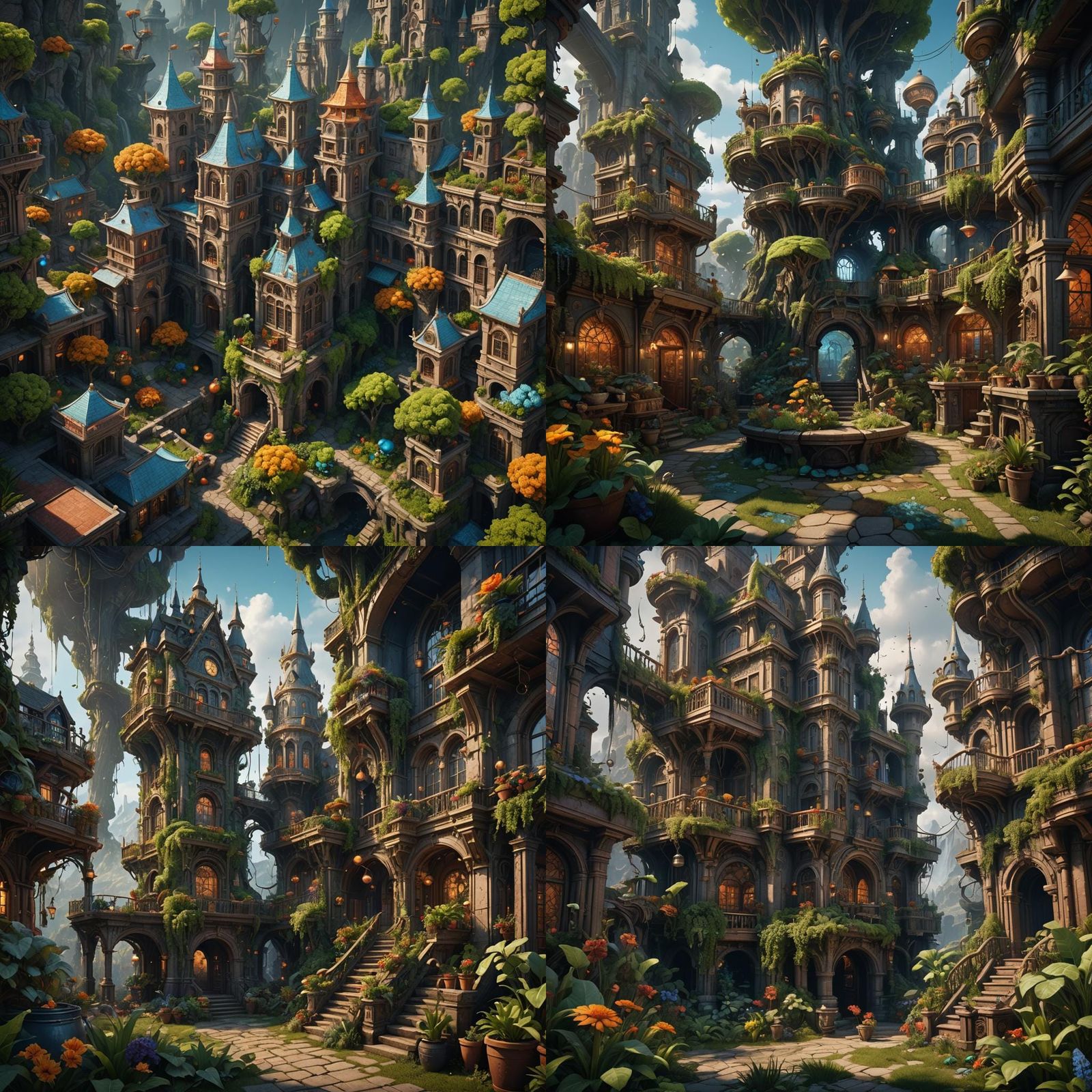 Organically Growing Business: Detailed Matte Painting