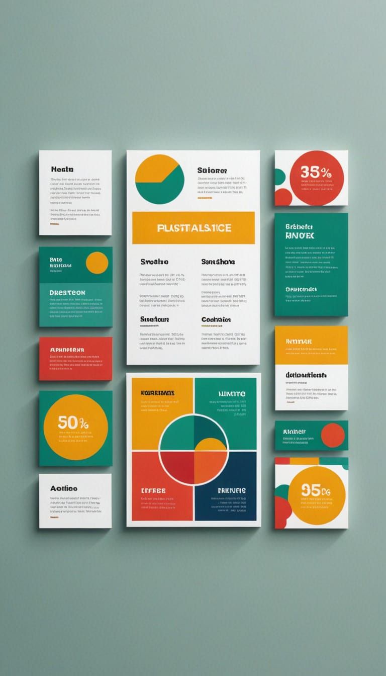 Modern Charity Impact Infographic with Green Accents