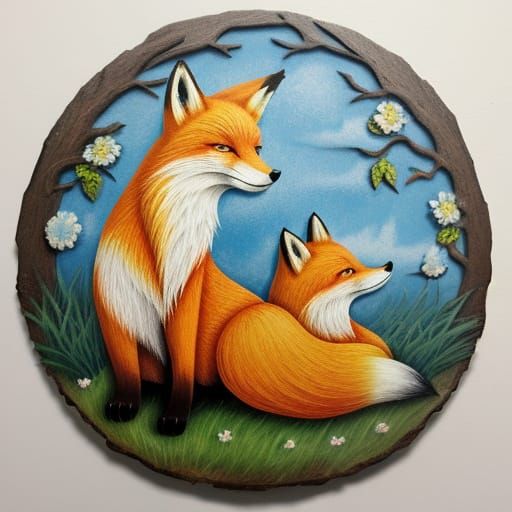 AI Generated Image of a Fox