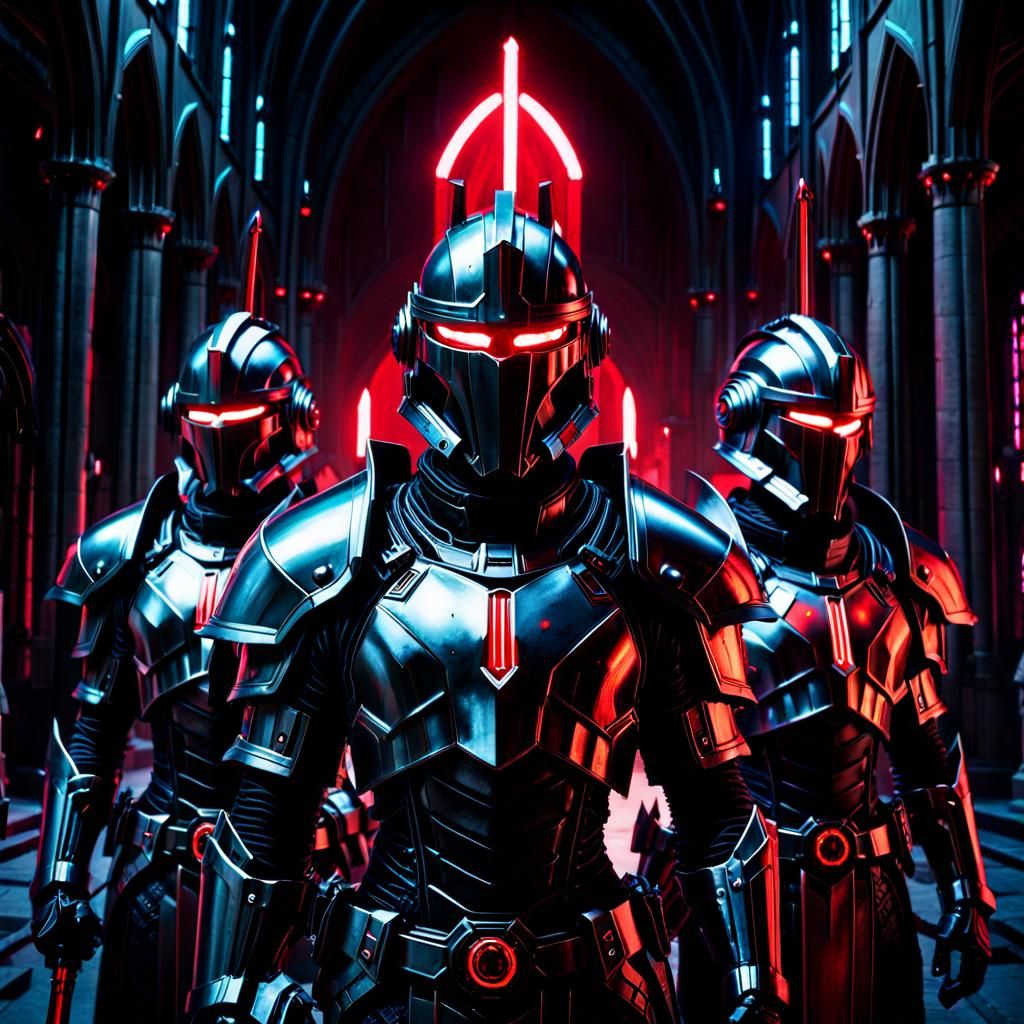 When crusader knights go sci-fi