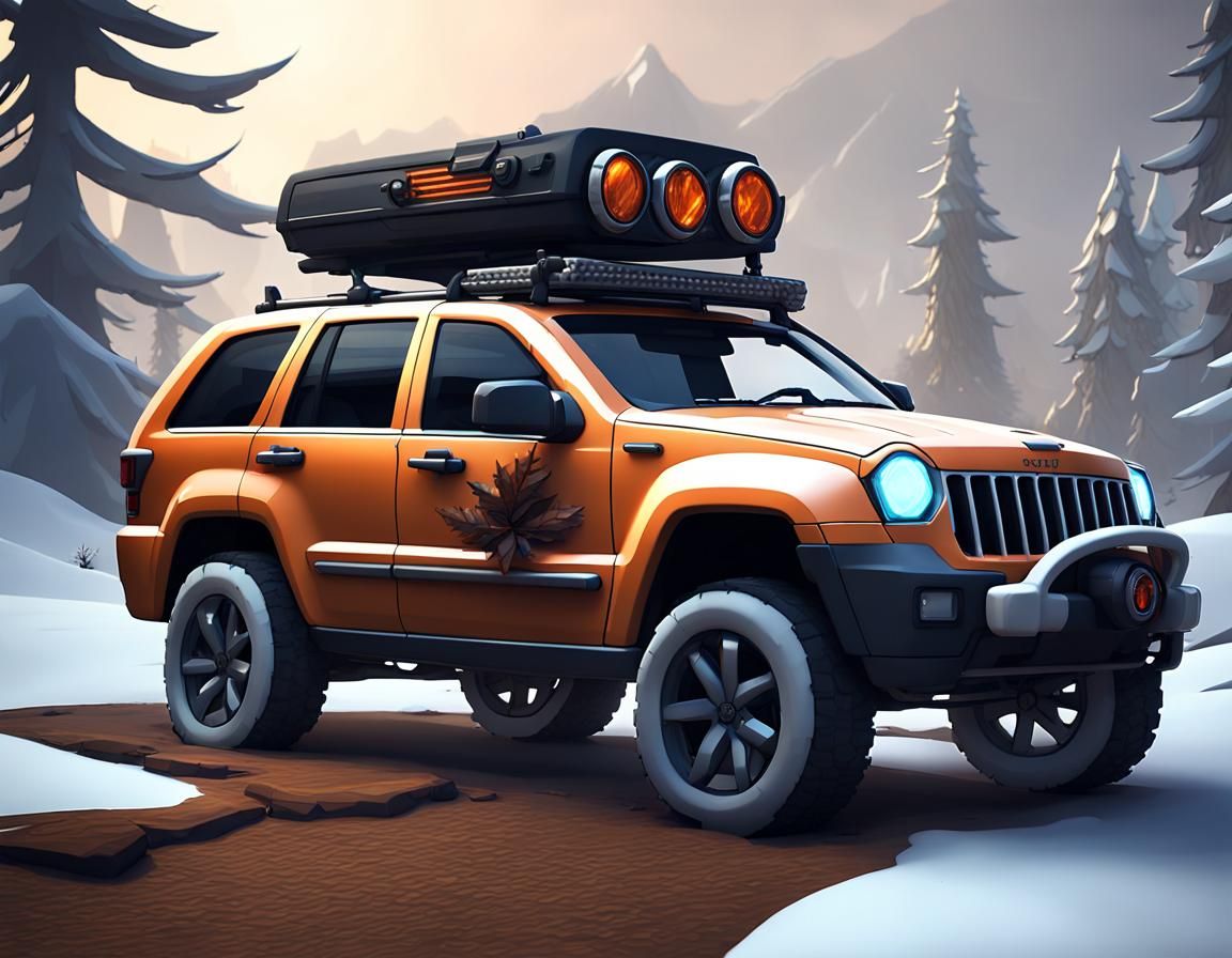 Jeep Grand Cherokee in Blizzard's Fantastic Style
