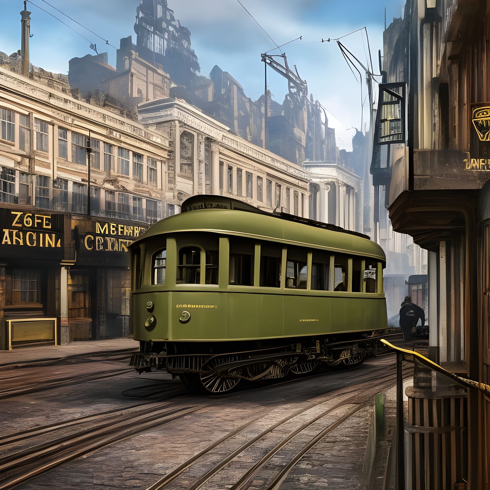 Dystopian Tram