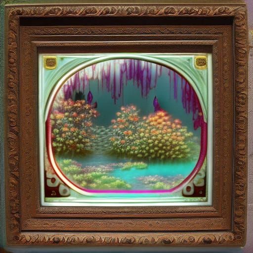 inpainting a frame i created