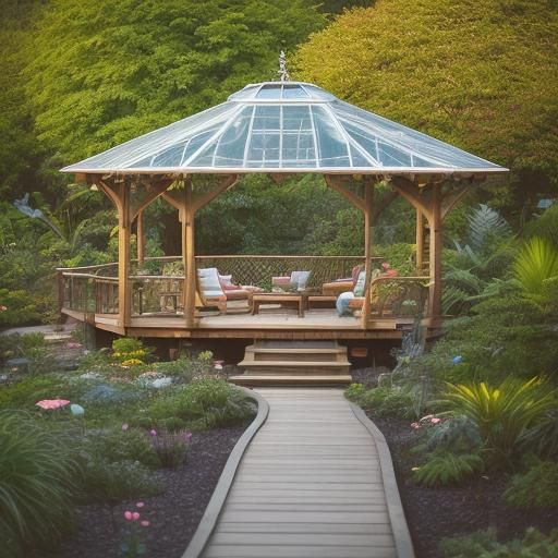 Bohemian Garden Paradise with Cedar Deck