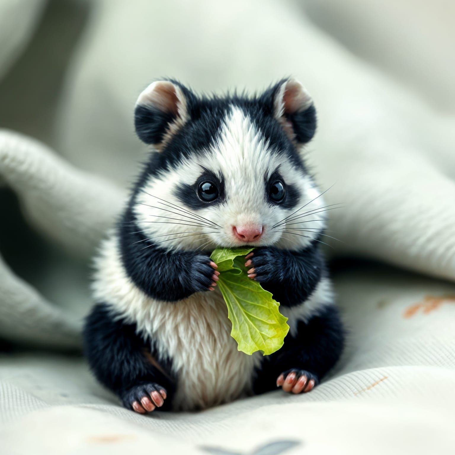 The Panda Hamster pocket pet