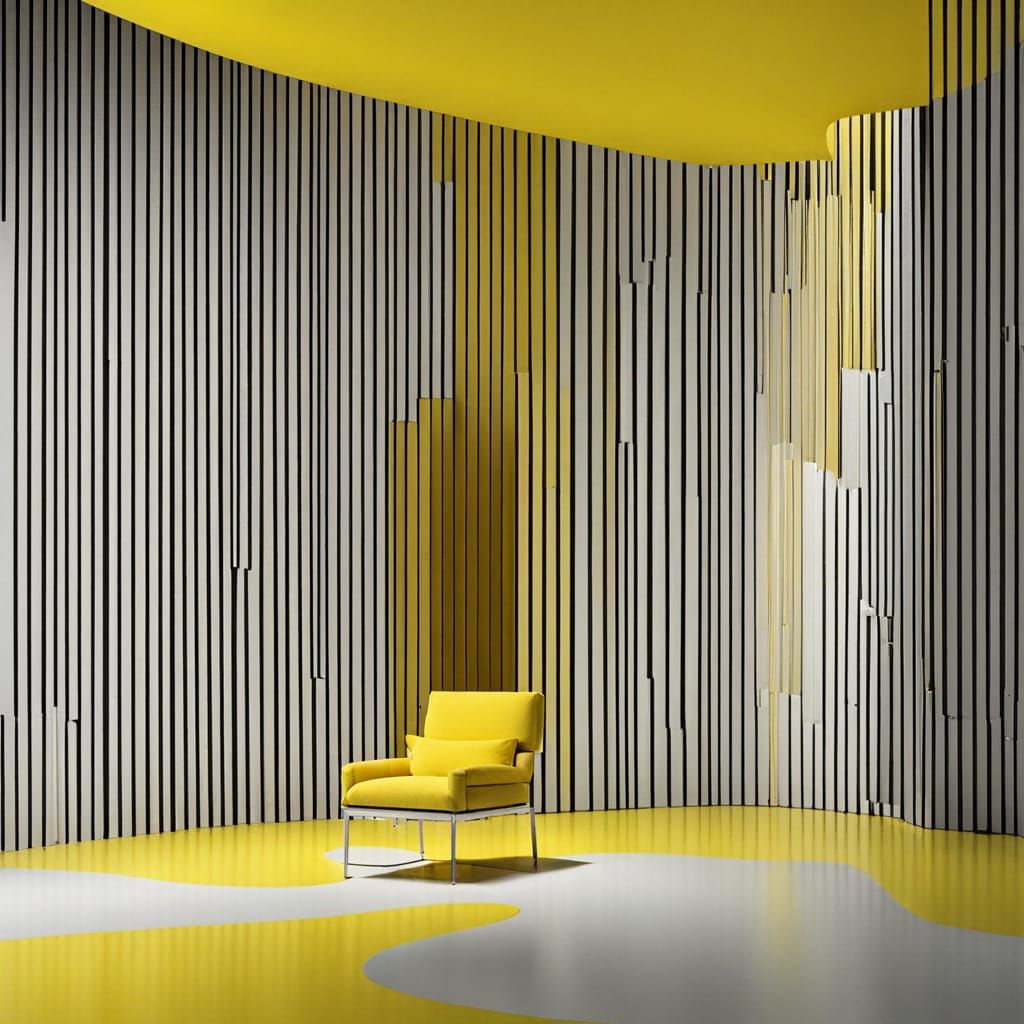 Golden Quiet Minimalism With Yellow Dominance