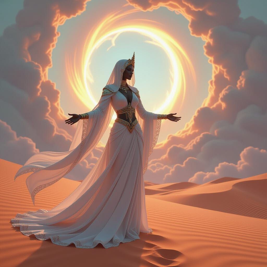 Alien Princess Goddess of Sand and Sky