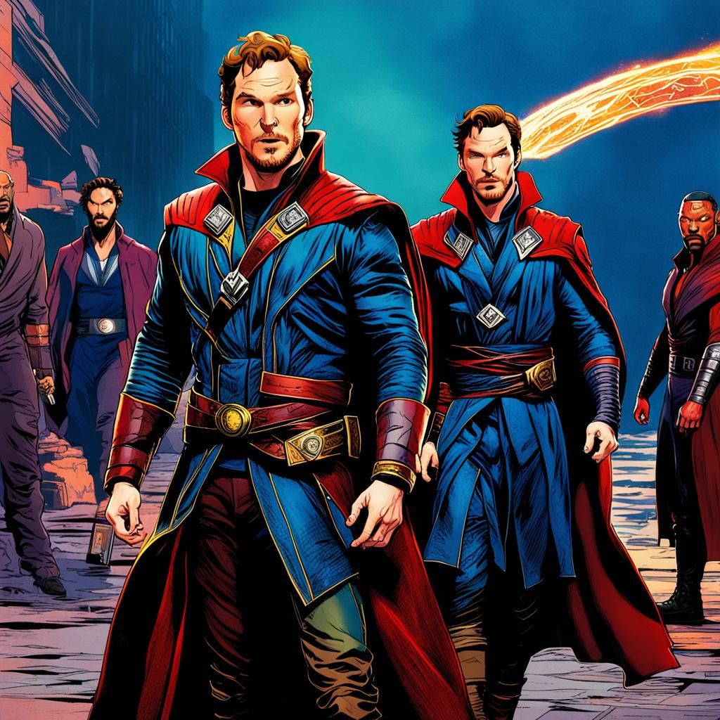 Peter Quill Meets Doctor Strange