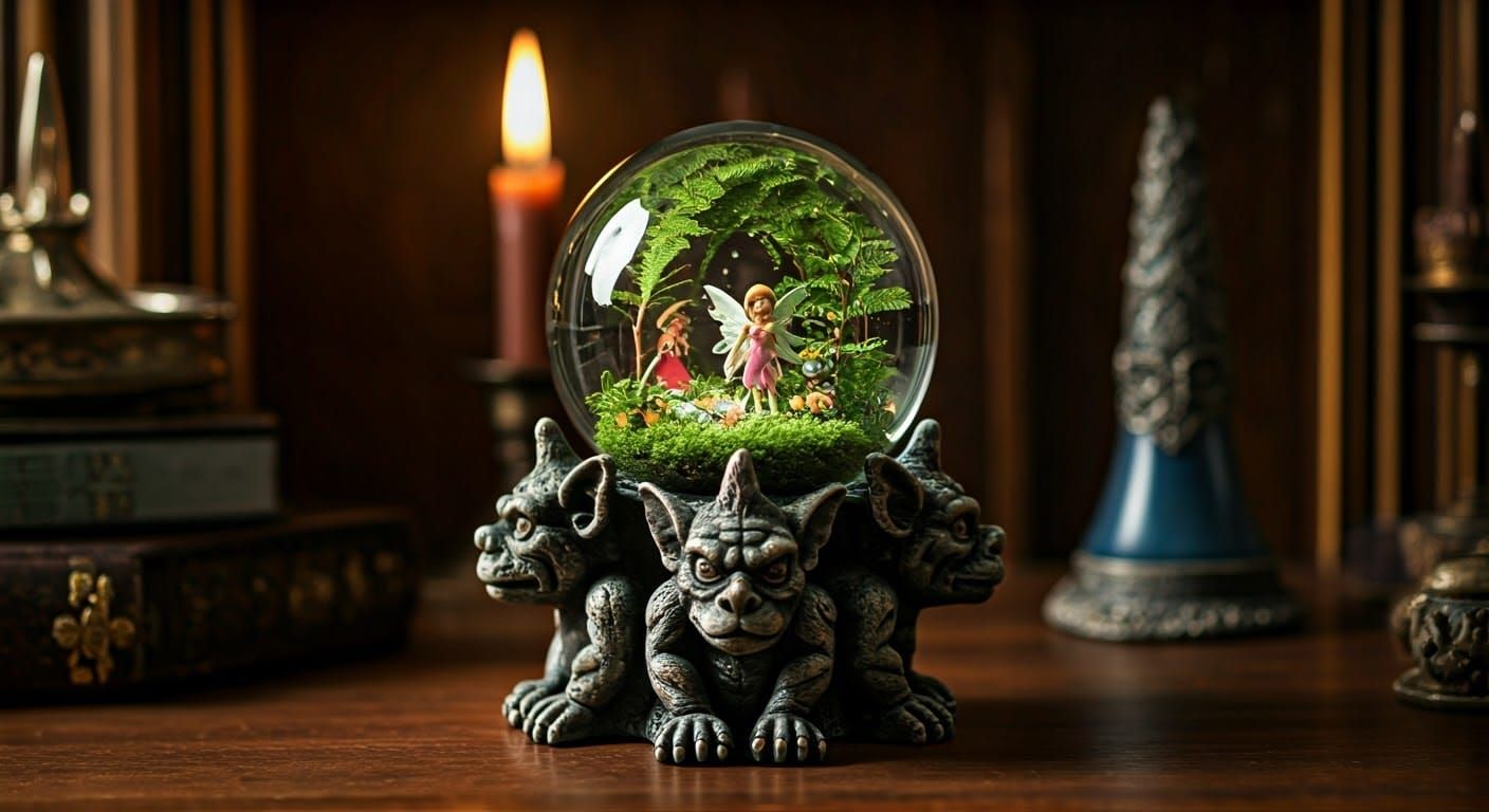 Fairies and Goblins in Crystal Sphere
