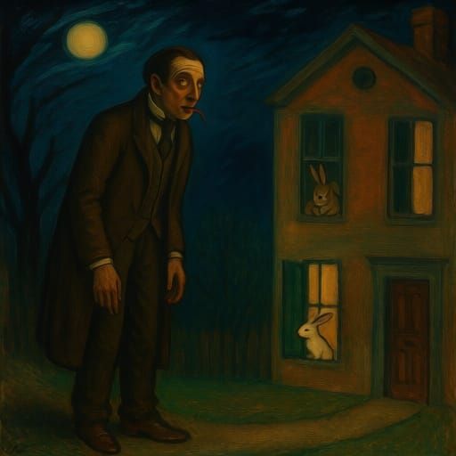 Rabbit's Long Tongue Appears in Nightmare