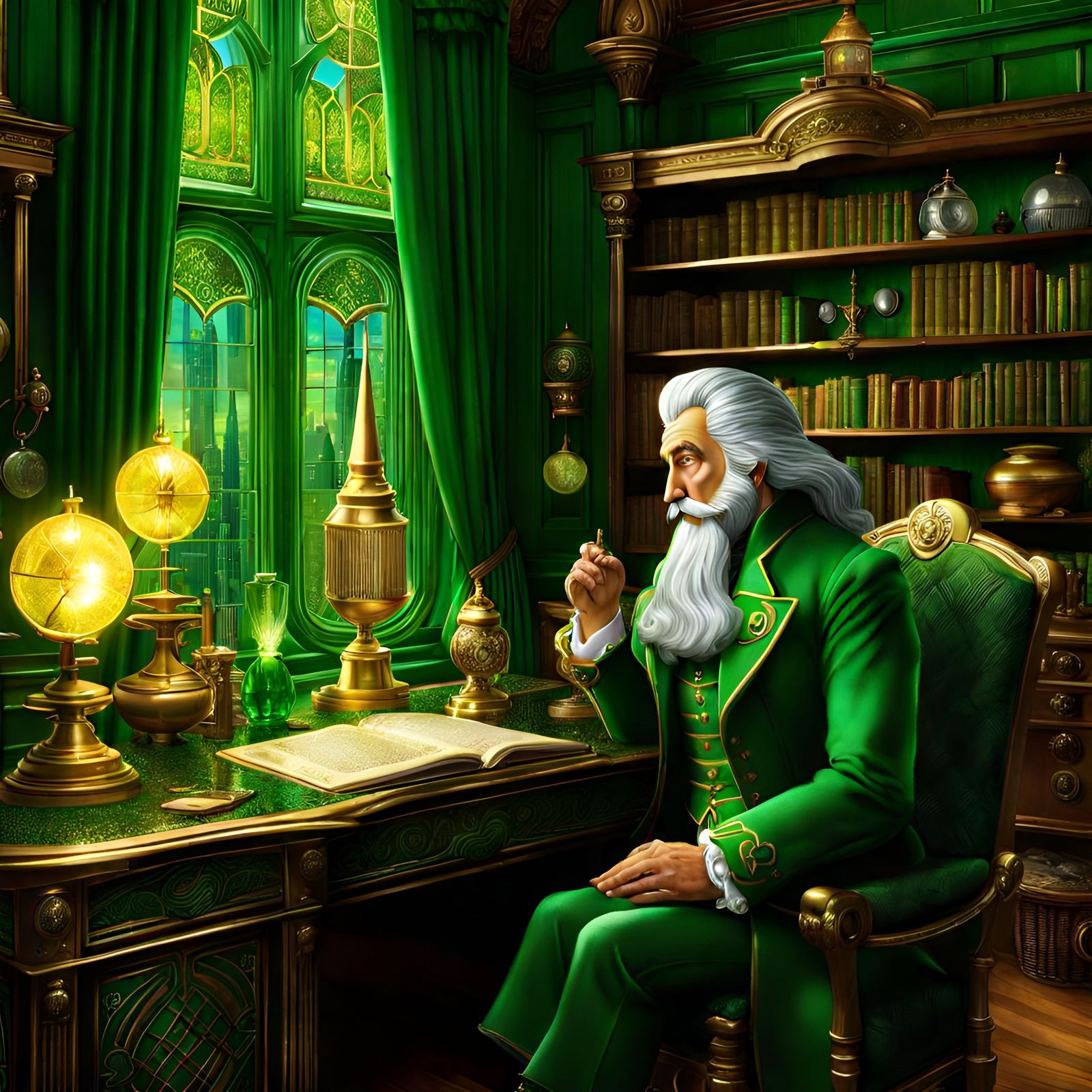 The Wizard’s Office, Emerald City