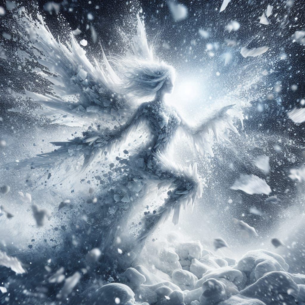 Winter Enchantress in Ethereal Blizzard