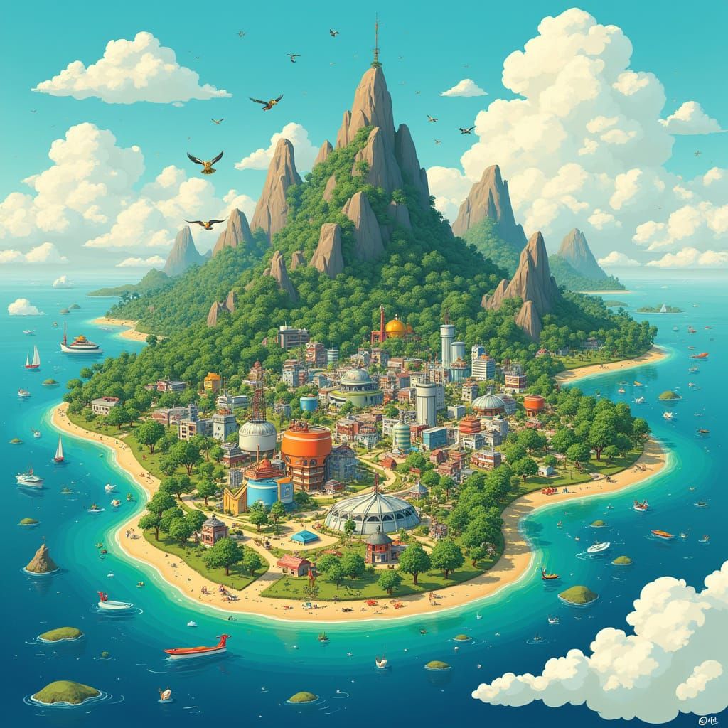 Harmonious Virtual Ecosystem in a Miniaturized World of Brig...