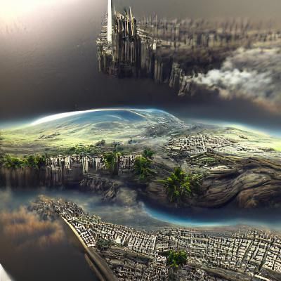 Earth in 2090: Detailed Matte Painting