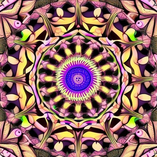 3D Rendered Atman Brahman Brhamand Mandalas