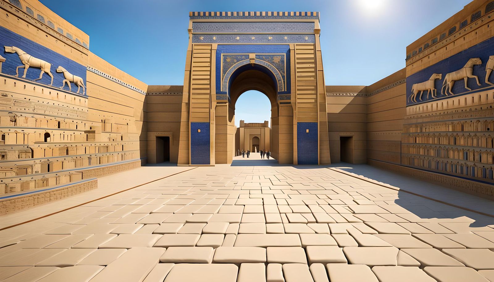 The Ishtar Gate in Babylonian Times
