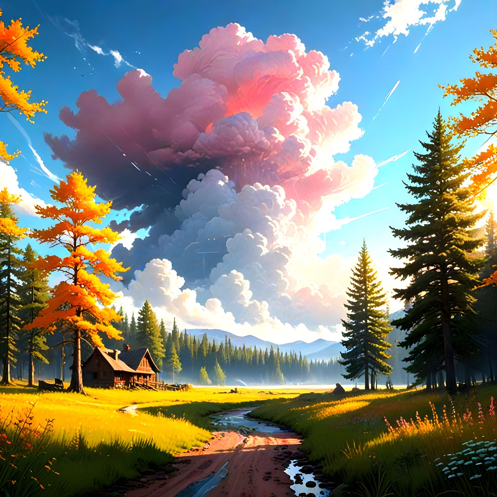 Celestial Seasonal Harmony in Soft Focus