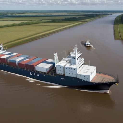 A cargo ship travelling through Cambridgeshire has become st...