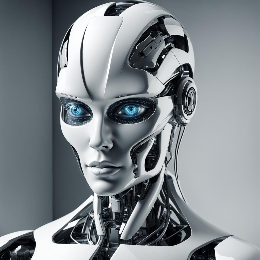 Abstract AI Concept Art in Minimalist Style