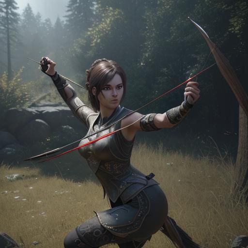 Archery in Epic 3D Game Style