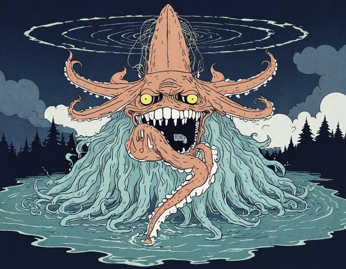 Squidbillies Rusty AI Rendition