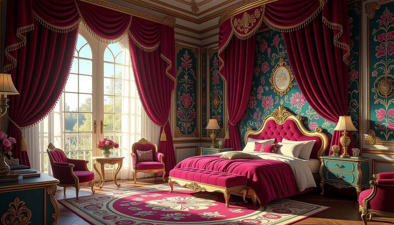 Alice in Wonderland Inspired Fantasy Bedroom