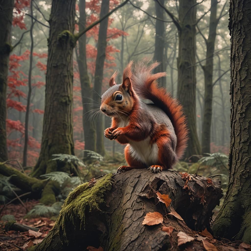 Red Jimmy Squirrel