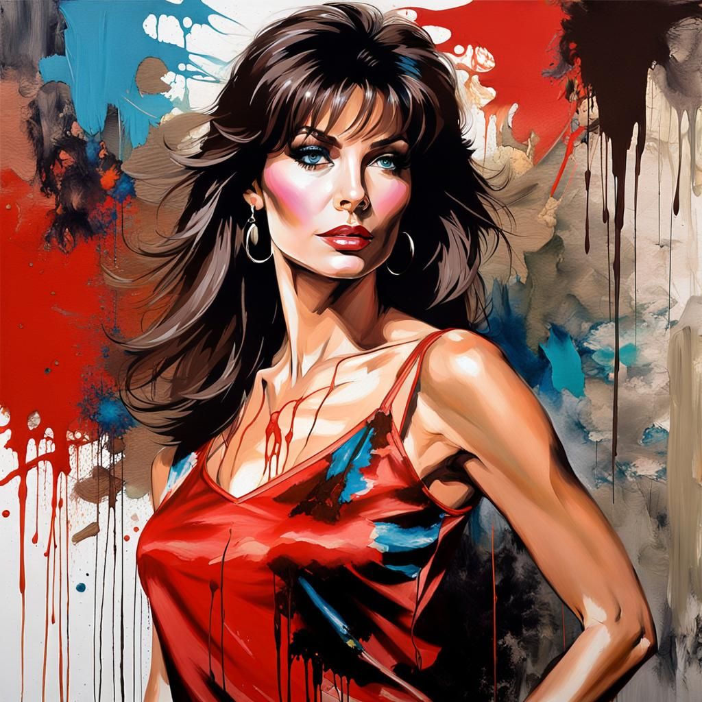 Victoria Principal ‘ Dallas ‘ 80s tv series