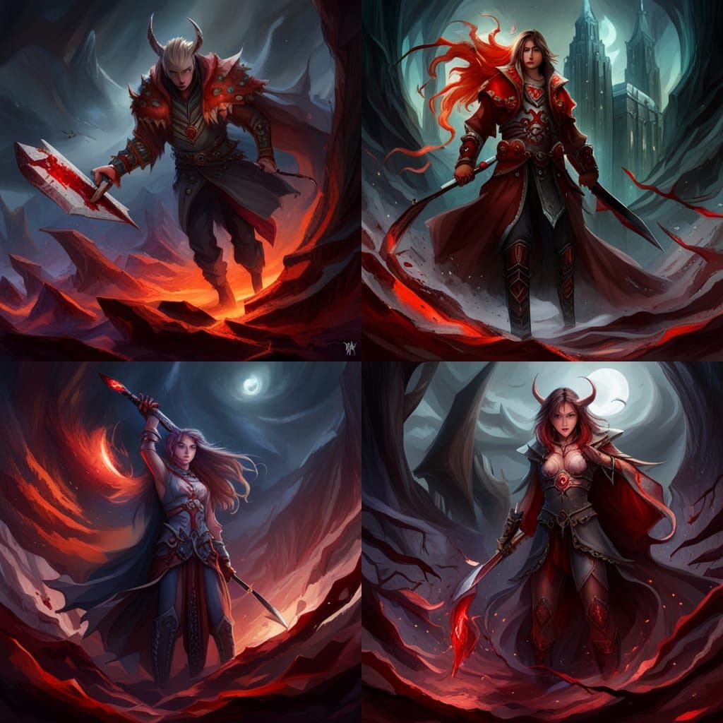 Ominous Demon Blood Sacrifice Ritual