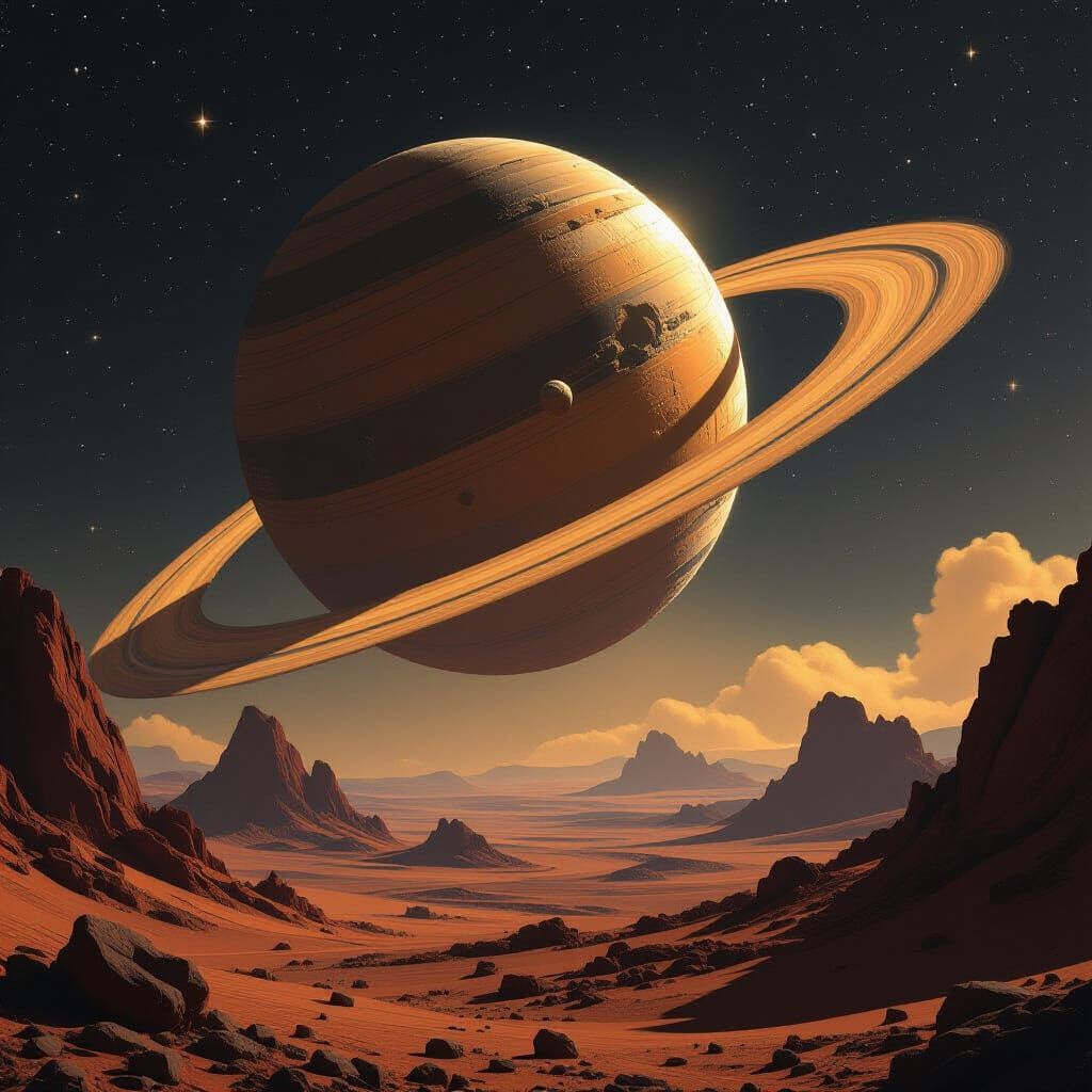 Remote Rocky Exoplanet with Asteroid Rings in Deep Space