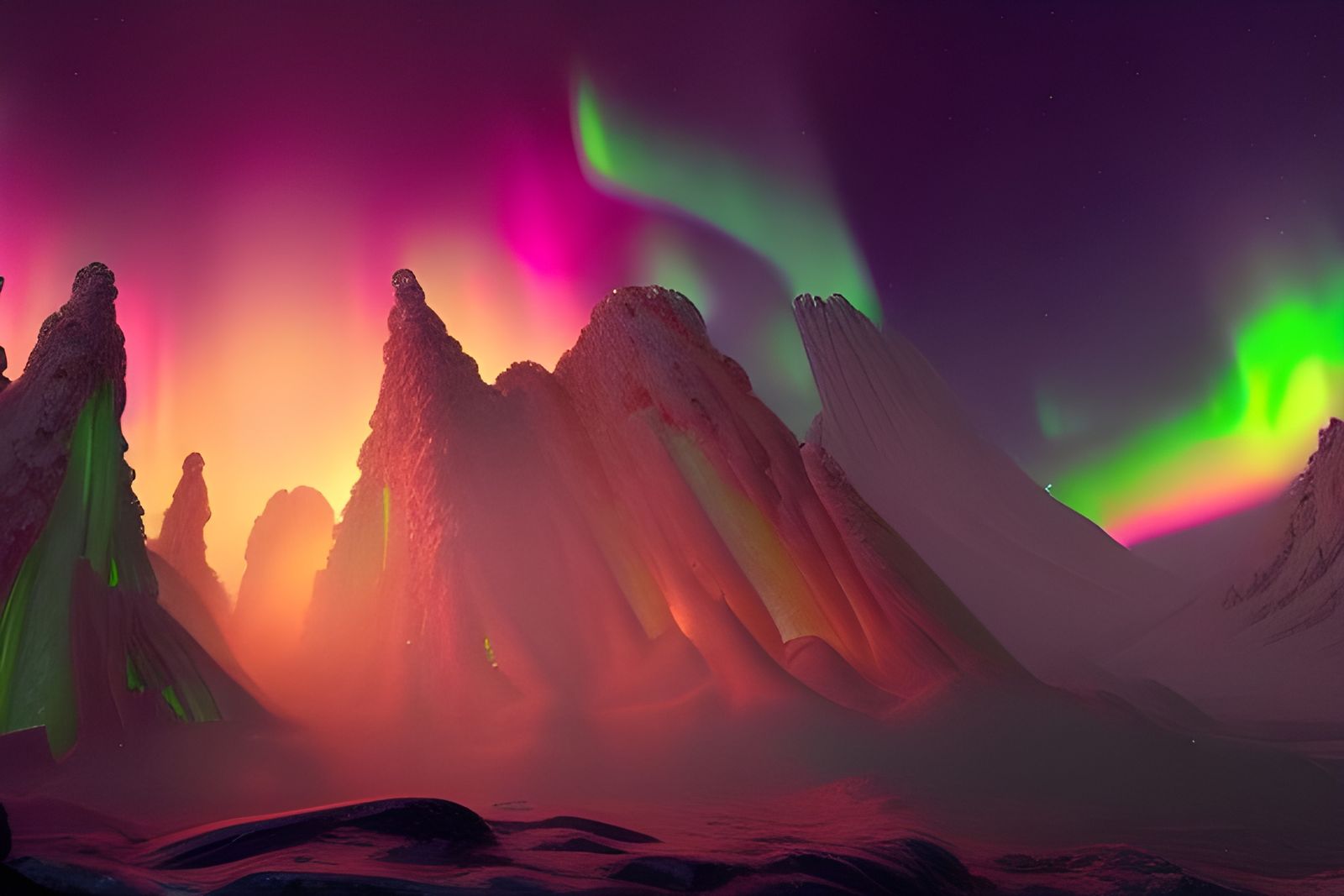 Goddesses of the Northern Lights: Fantasy Concept Art