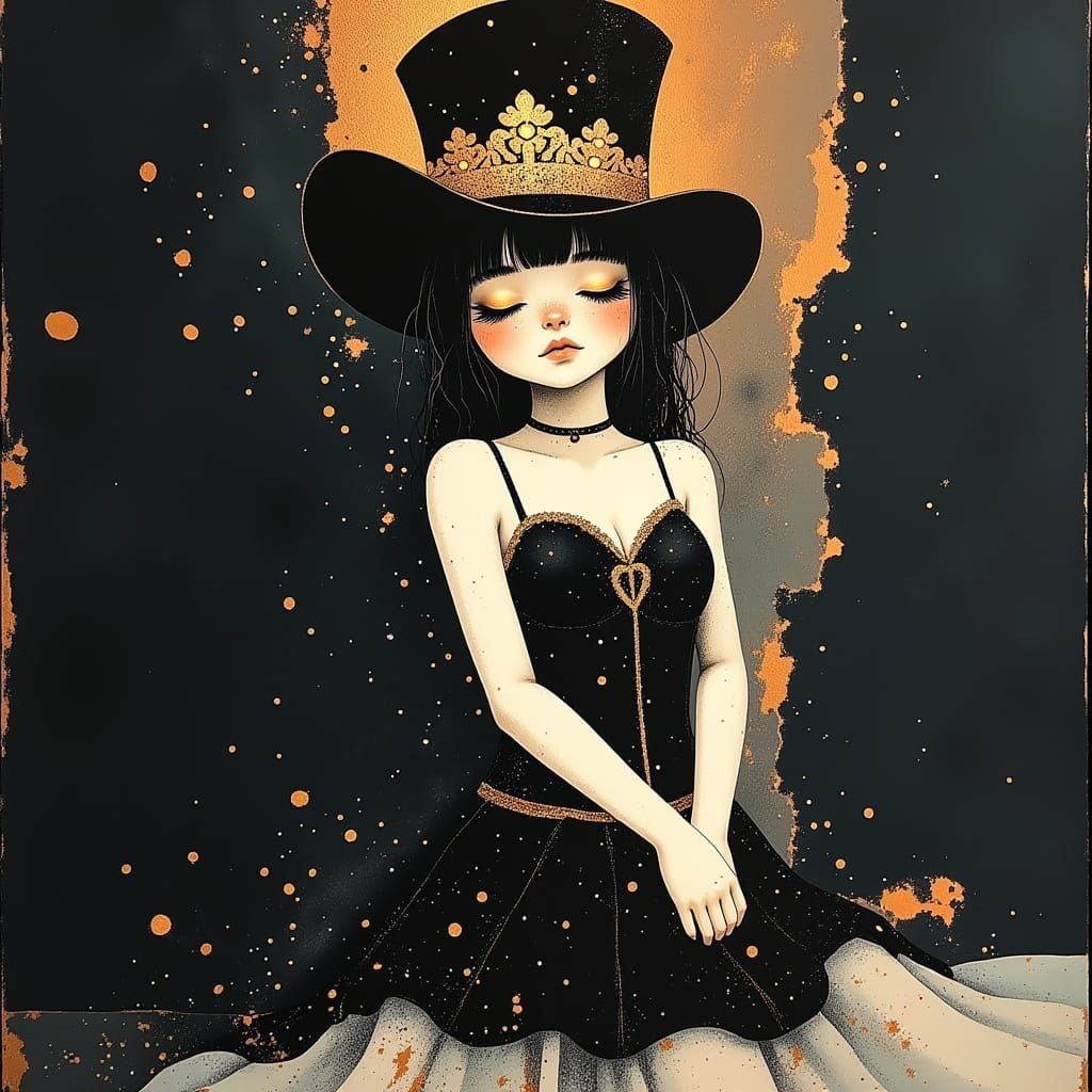 Moody Victorian-Era Inspired Pop Surrealism of a Melancholic...