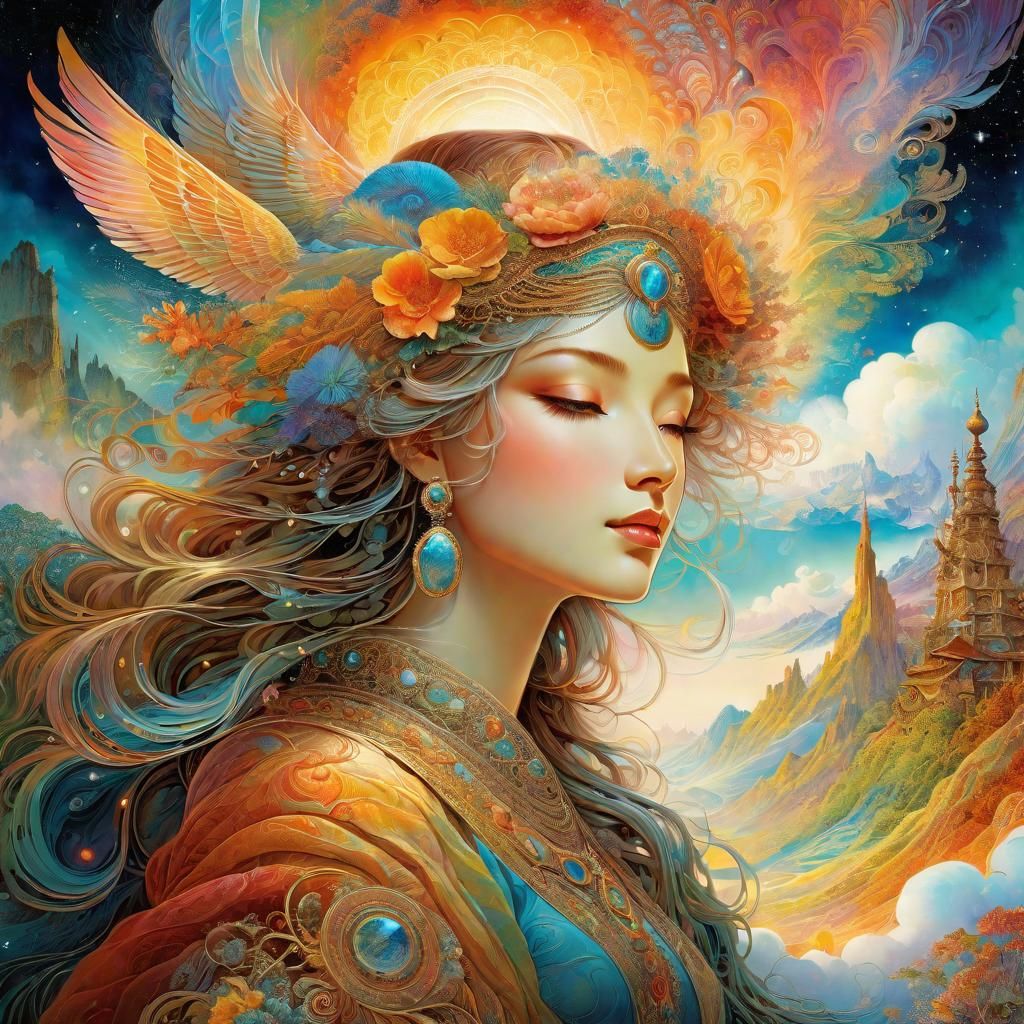 Magical Fantasy: Eternal Gratitude in Warm Colors