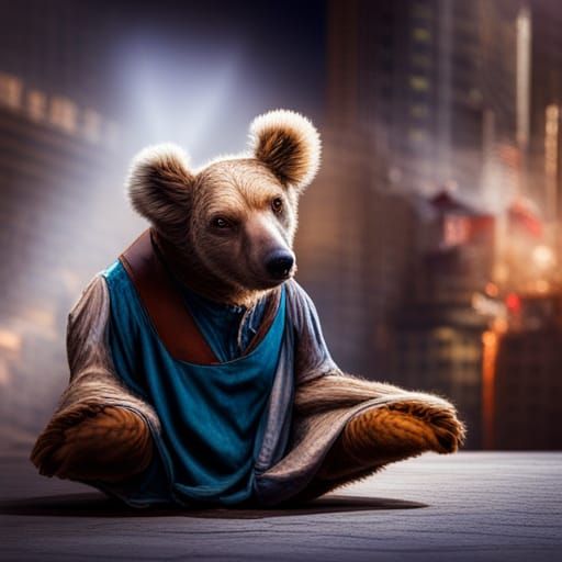 Bear Monk is here to judge your farmers daughters break dancing competition