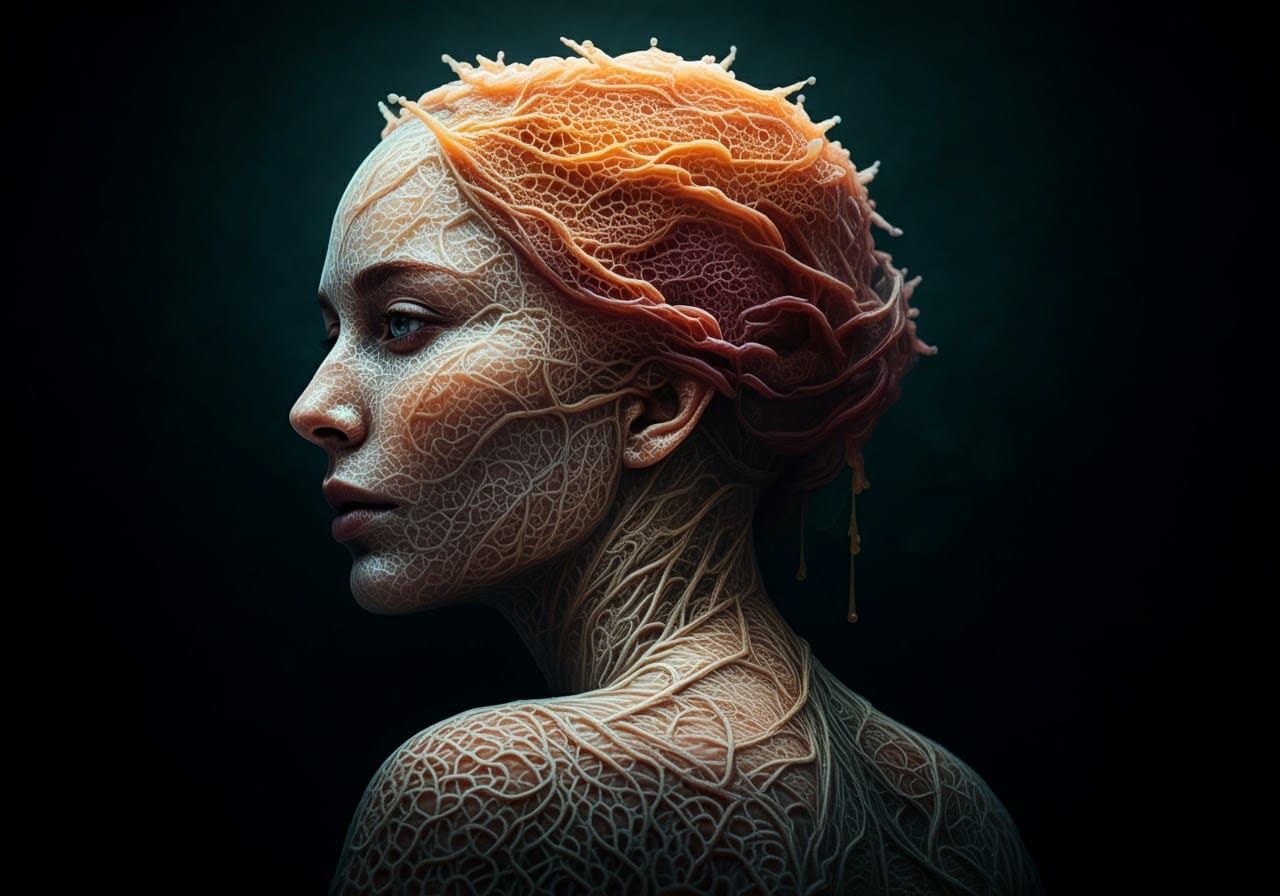 Candlewicked Lace Portrait in Dynamic Lighting