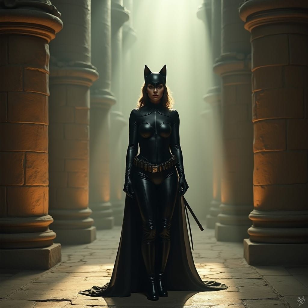 Catwoman Guardian of the Temple of Goddesses