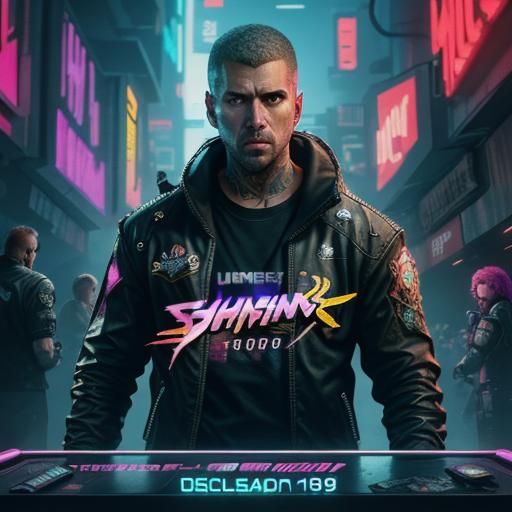 Cyberpunk Banner with 'Fishbowl' and '18+'