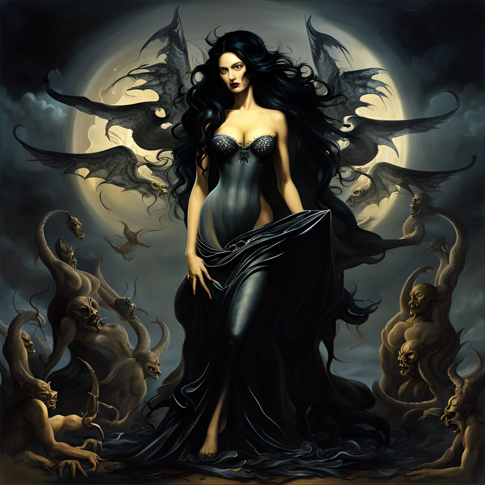 Lilith, the First Eve, Goddess of the Underworld, Mother of Demons